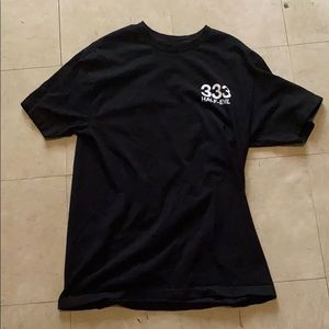 Half Evil black and white tee